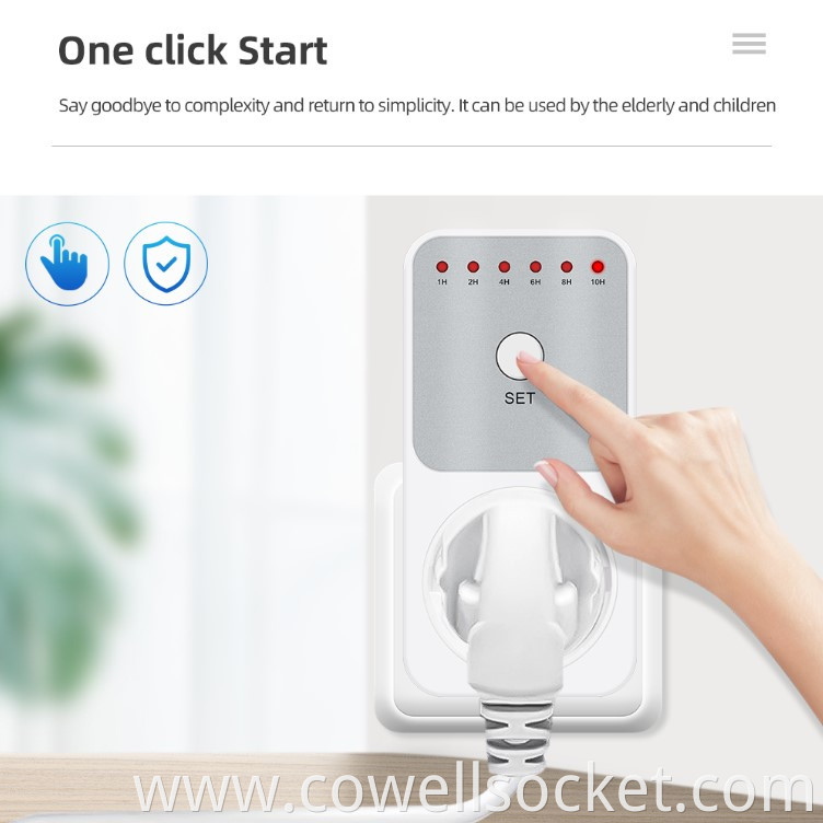 One Touch Start Countdown Socket